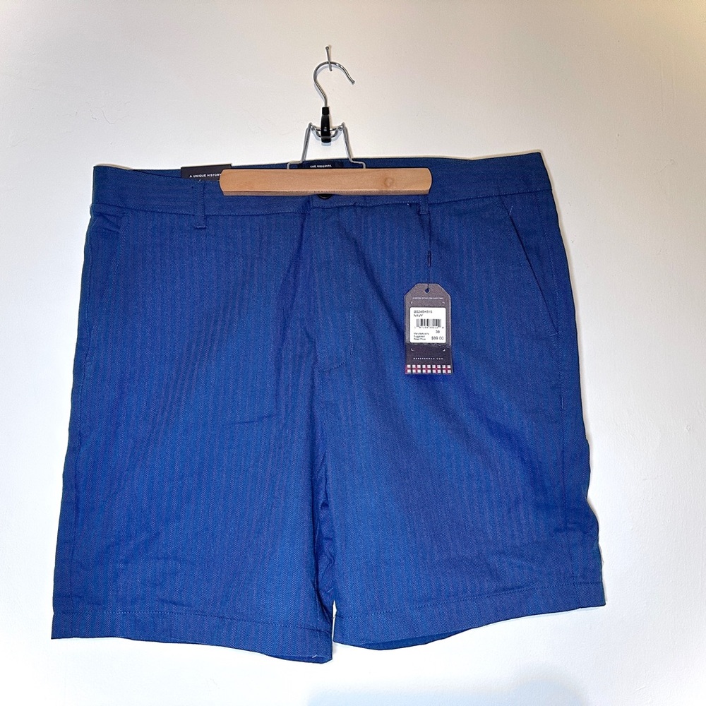 Ben Sherman Chino Shorts Navy Size 38 NWT